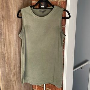 Banana Republic Sleeveless Olive Green Tank